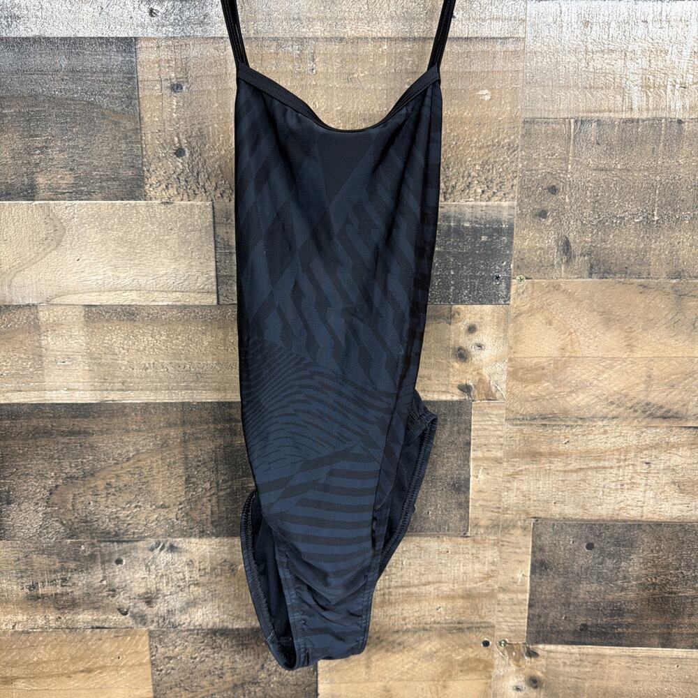 Speedo Women’s Deep Storm - Anthracite Double X- back 1 Piece Sz 32 NWT SKU 030